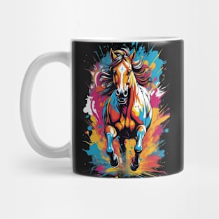 colorful horse Mug